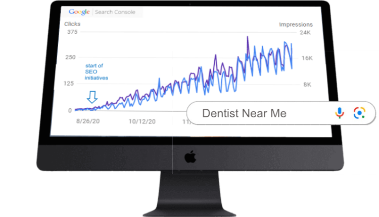 search graph results insurrectino digital seo seo search graph results on a screen - insurrection digital